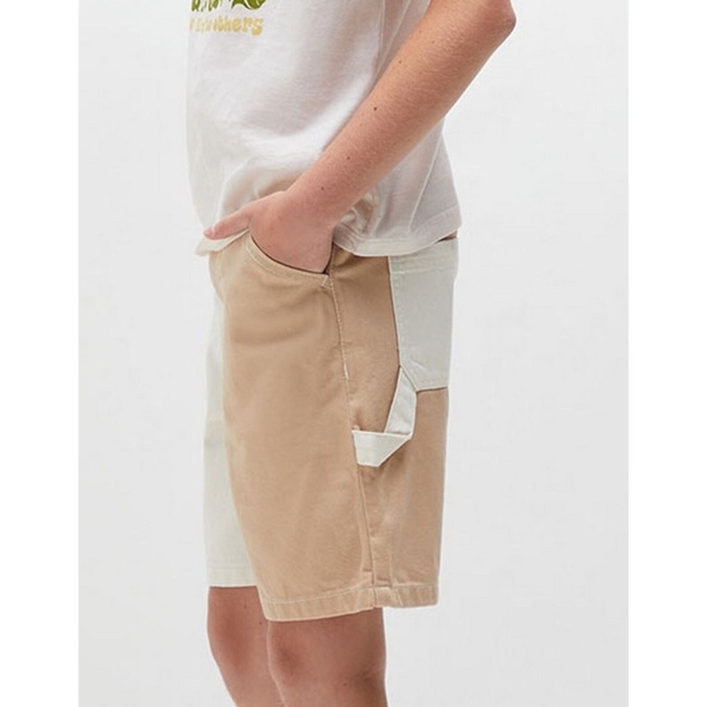 Denim‎ Shorts Kids Sz 14 Adjustable Waist. To Grow, Pockets, Cargo Color Block - Picture 15 of 15